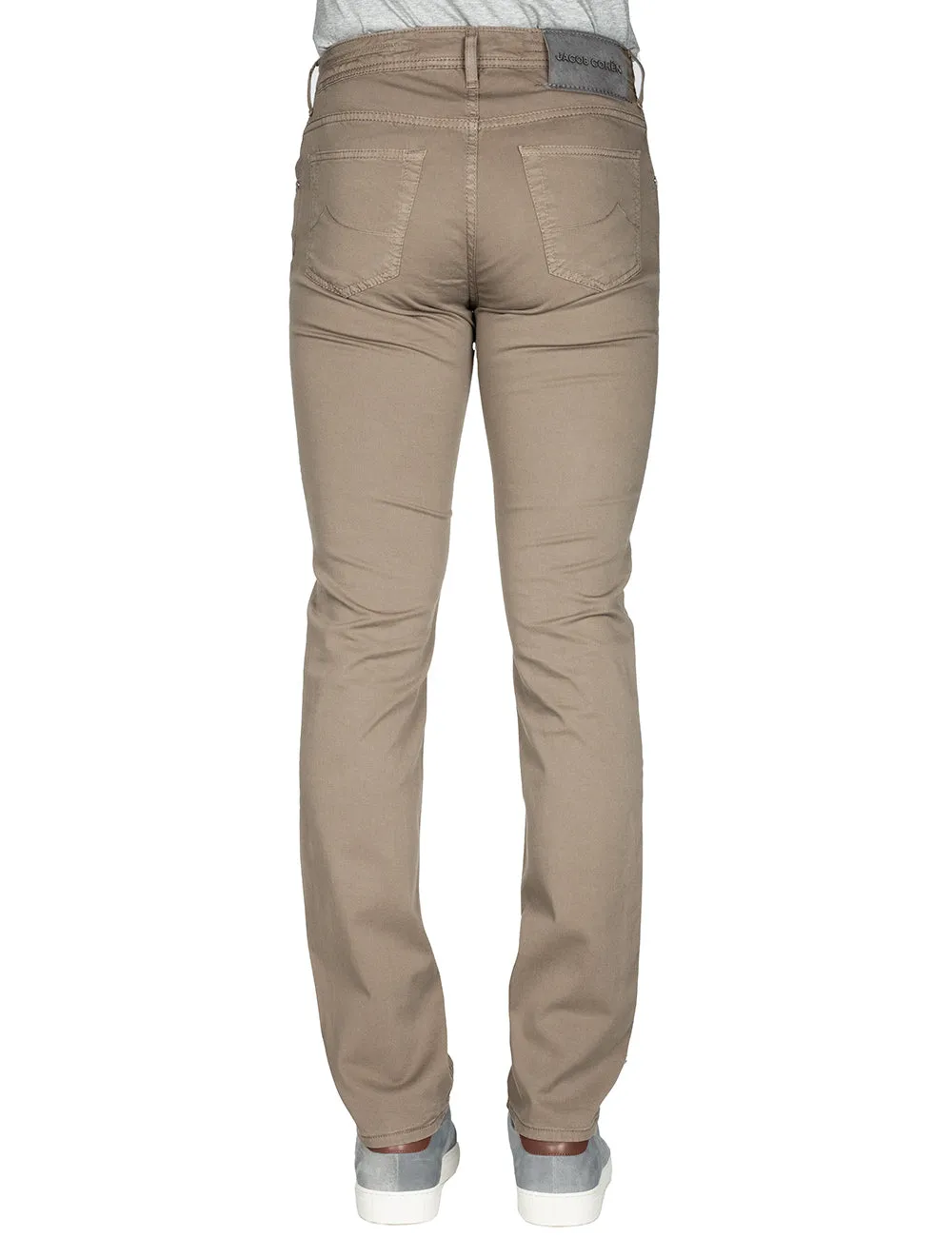 Jean Slim 5 Poches Nick Beige Foncé