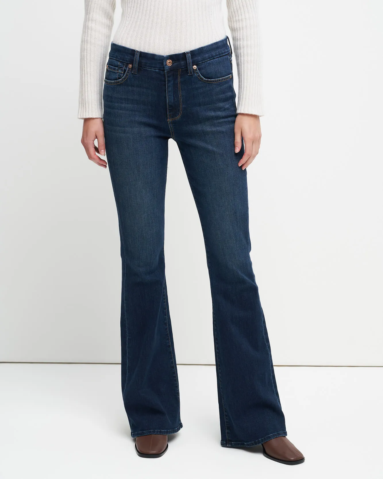 7 For All Mankind Femme Jean Ali B(Air) à Taille Haute