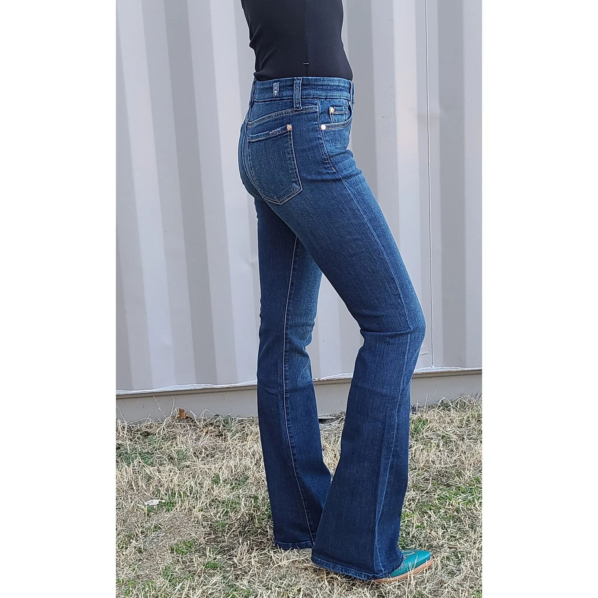 7 For All Mankind Femme Jean Ali B(Air) à Taille Haute