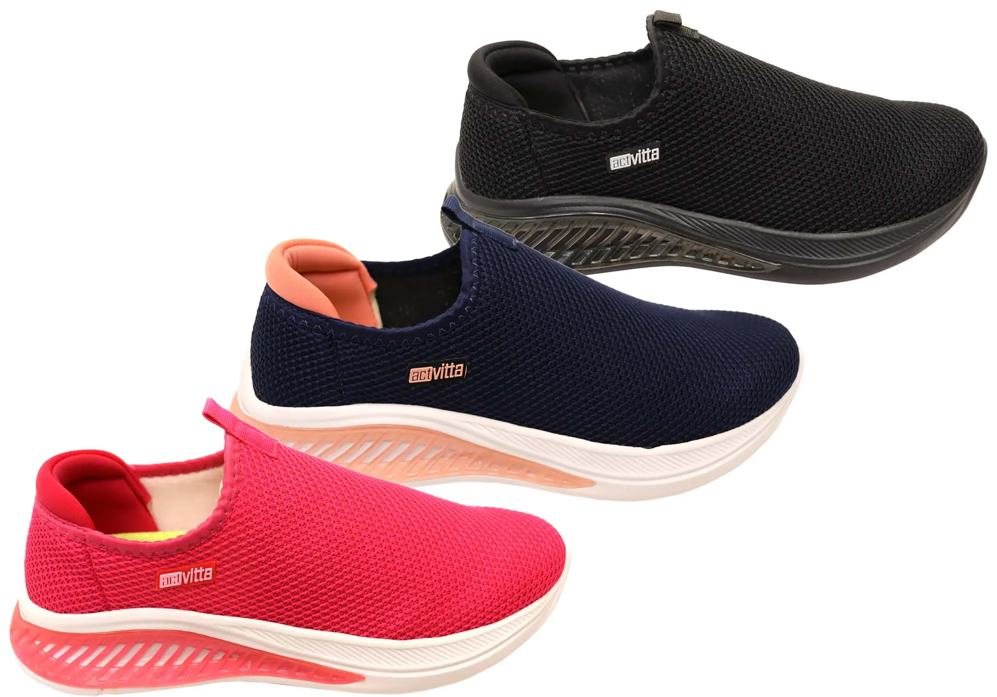 Actvitta Yenith Chaussures Actives Confortables pour Femmes avec Coussinet Fabriquées au Brésil Chaussures Actvitta