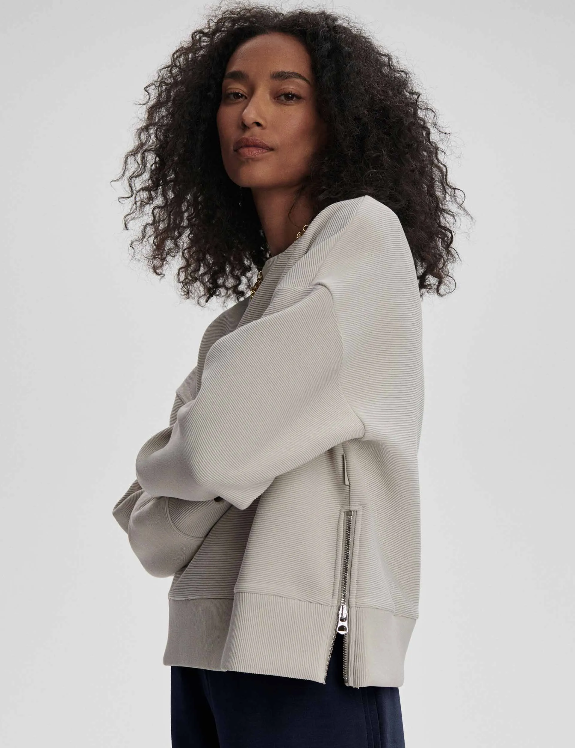 Addelyn Sweat - Gris Argenté