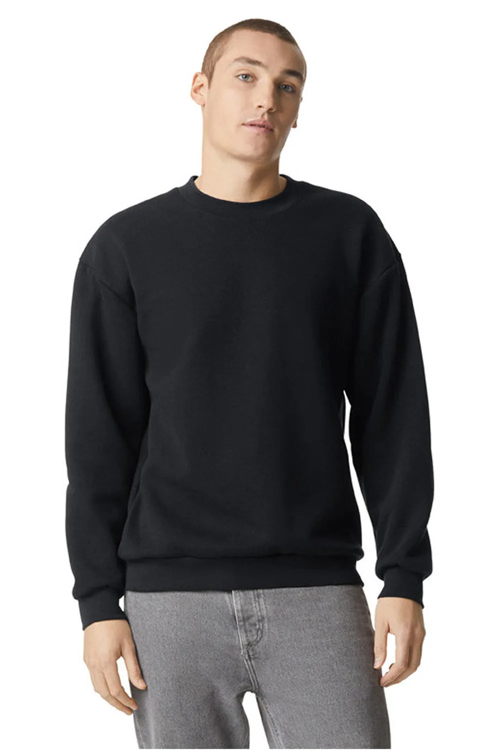 Pull en polaire ReFlex pour homme American Apparel - Noir