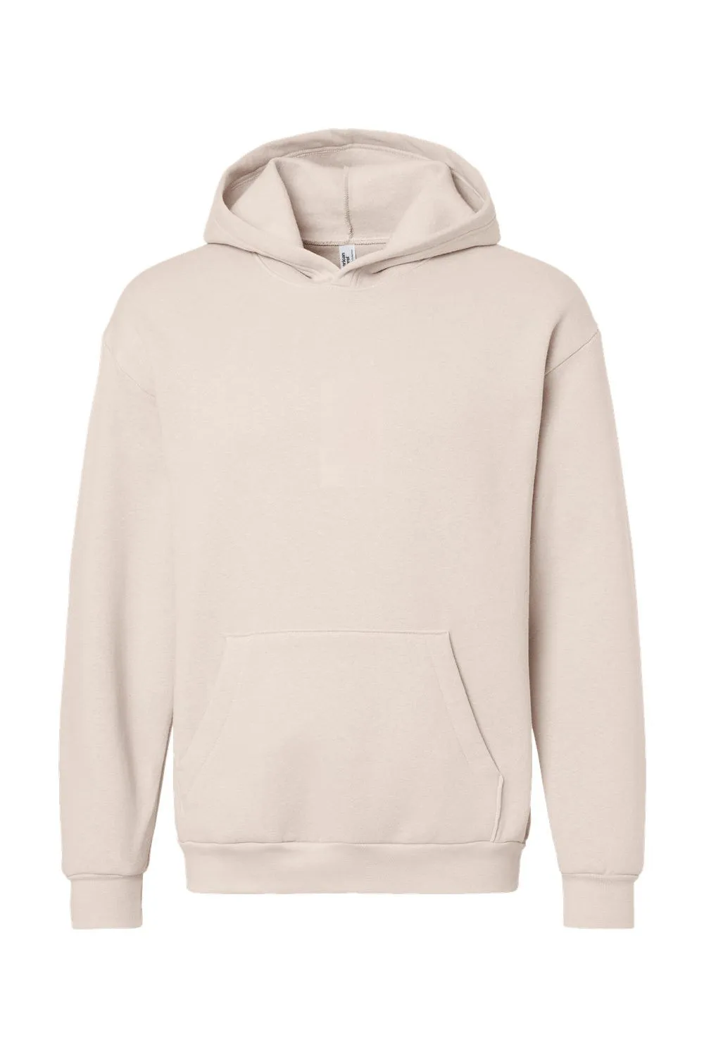 American Apparel Sweat à capuche en polaire ReFlex pour homme avec poche kangourou - Os