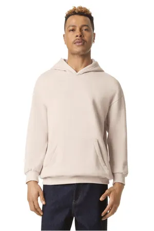 American Apparel Sweat à capuche en polaire ReFlex pour homme avec poche kangourou - Os