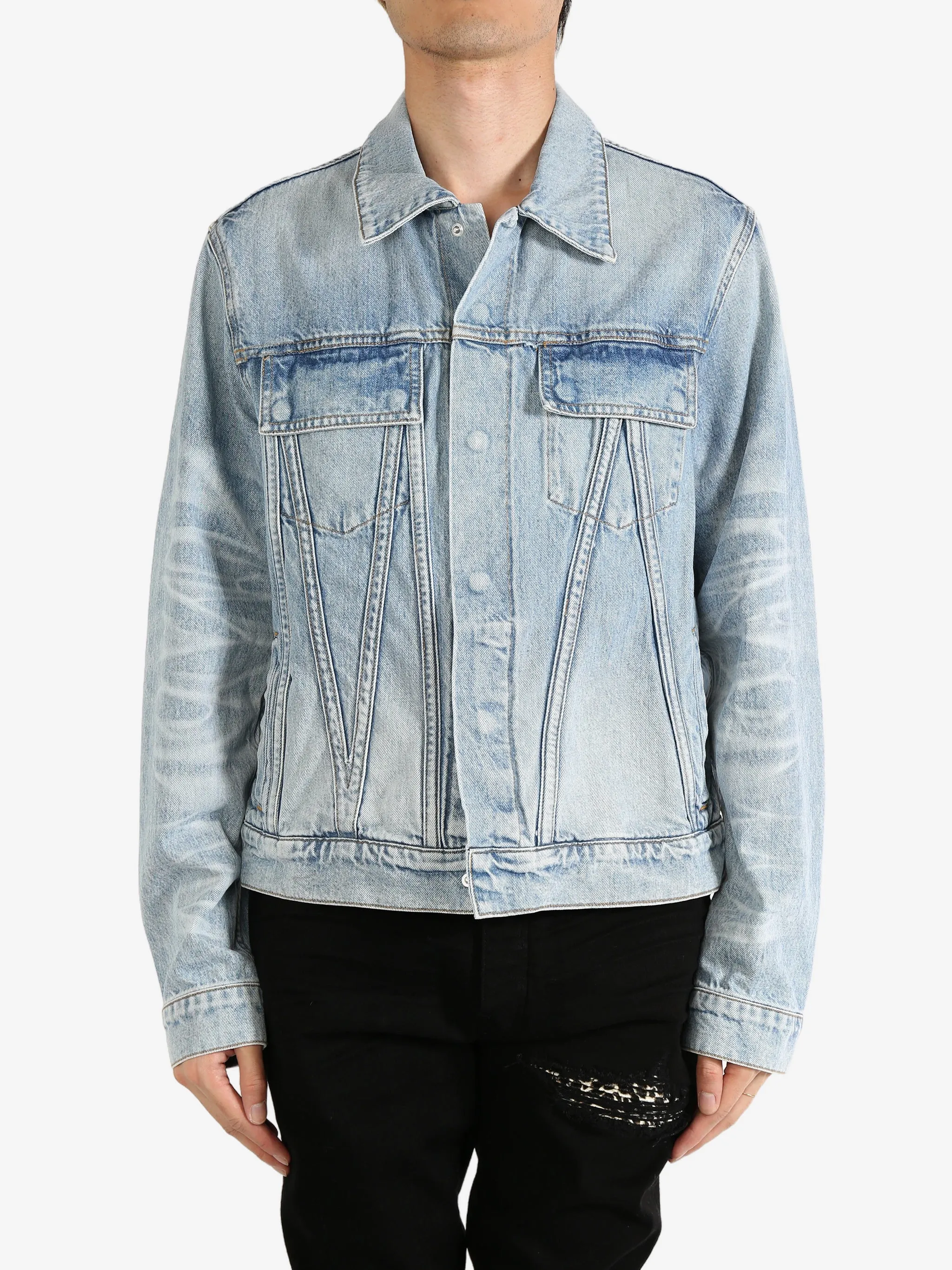 AMIRI - Veste trucker en selvedge japonais pour homme