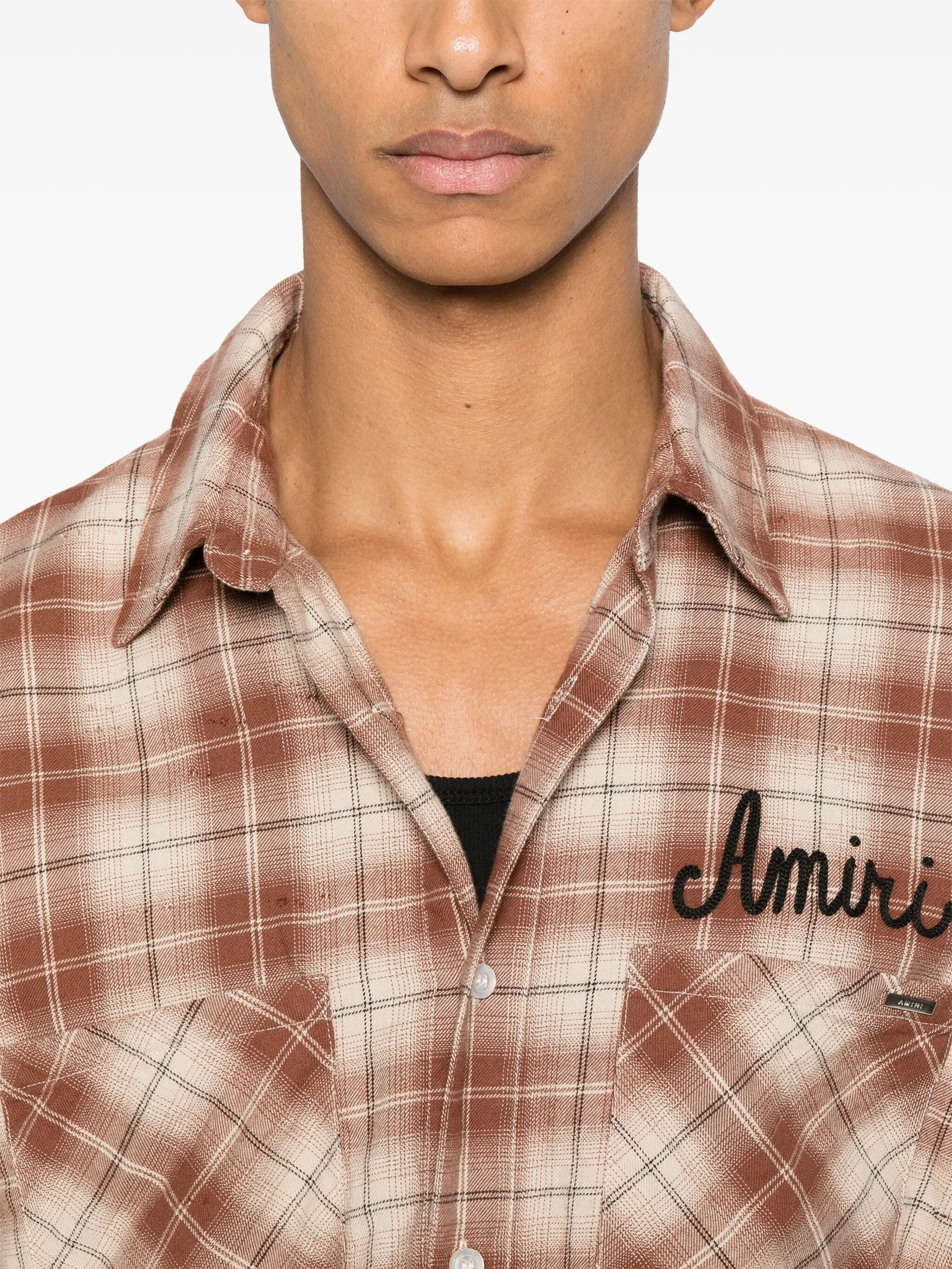 AMIRI - Chemise à carreaux pour hommes Shotgun Clothing_amiri