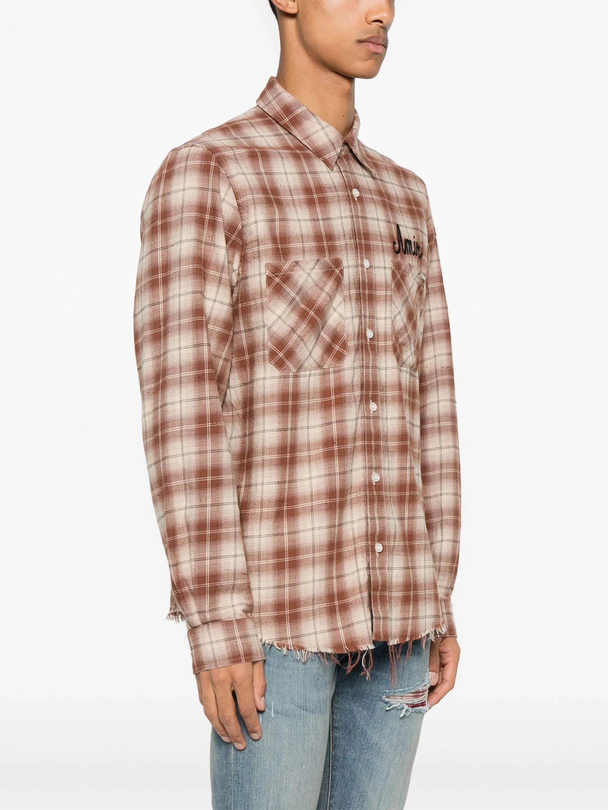 AMIRI - Chemise à carreaux pour hommes Shotgun Clothing_amiri