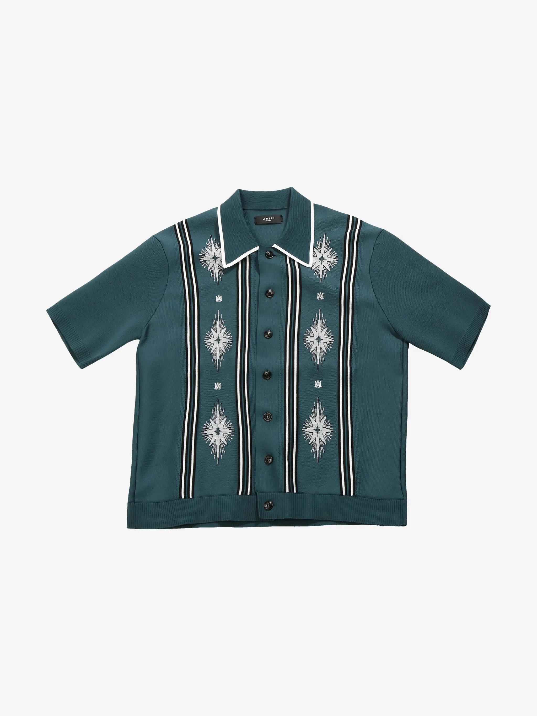 AMIRI - Polo boutonné étoilé pour hommes_amiri