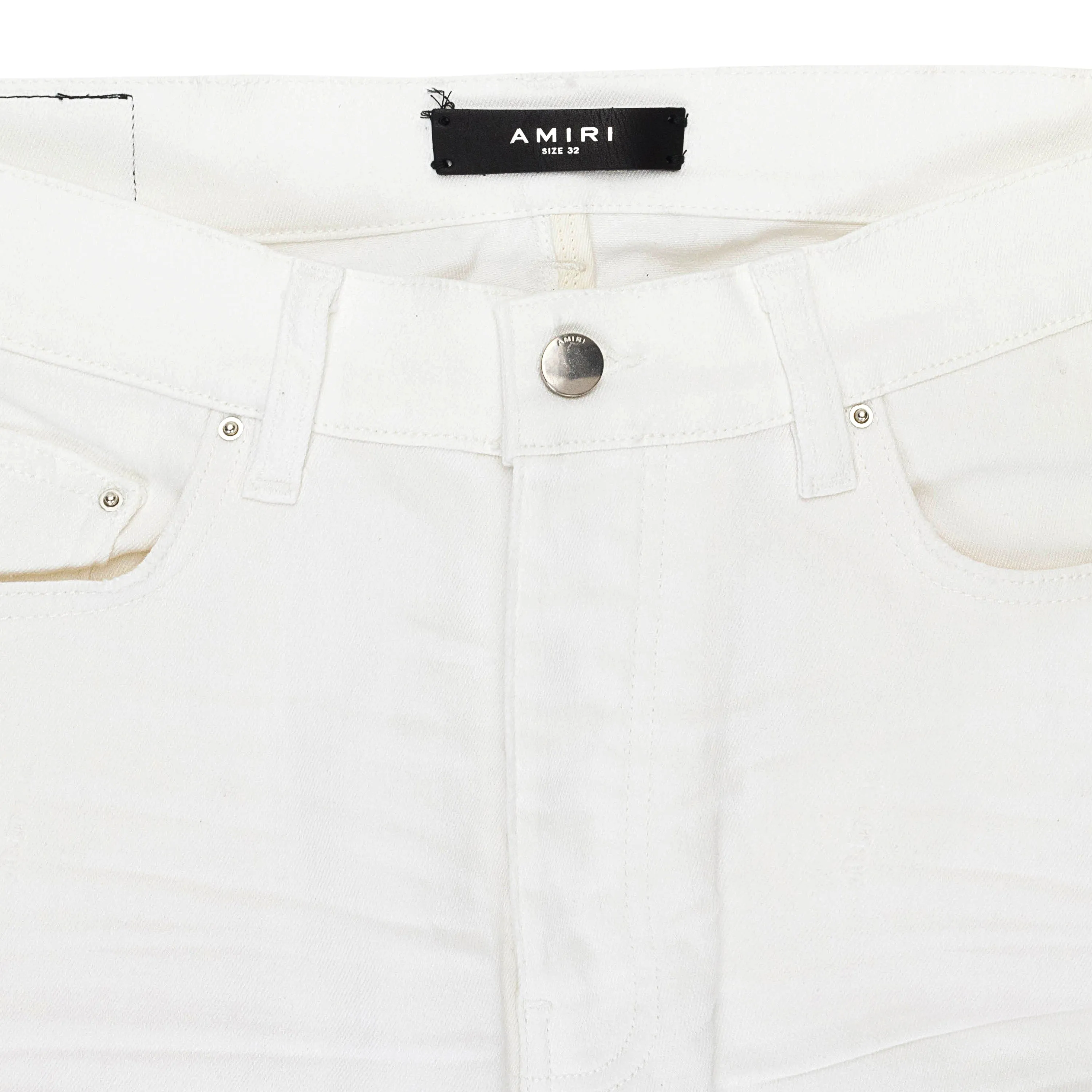 AMIRI MX1 JEAN SKINNY BLANC