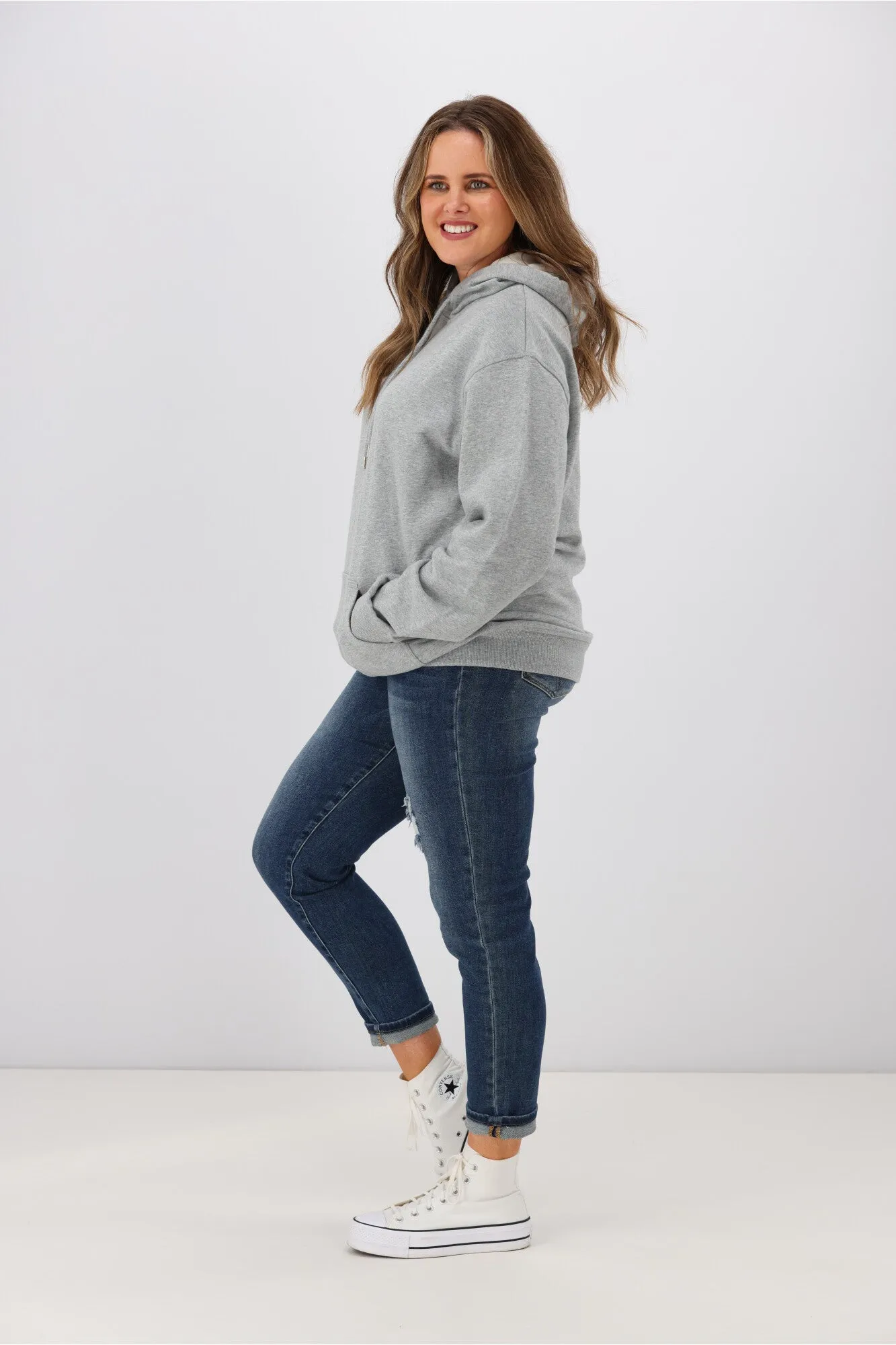 AS Colour Premium Hood Gris Marbré