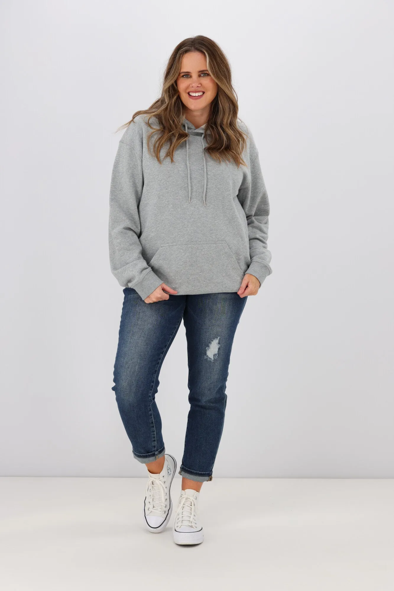AS Colour Premium Hood Gris Marbré