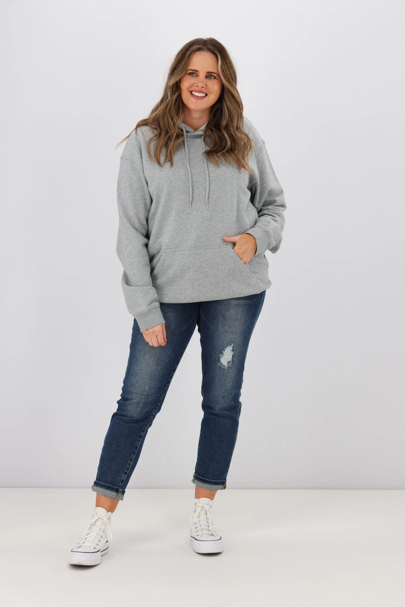 AS Colour Premium Hood Gris Marbré