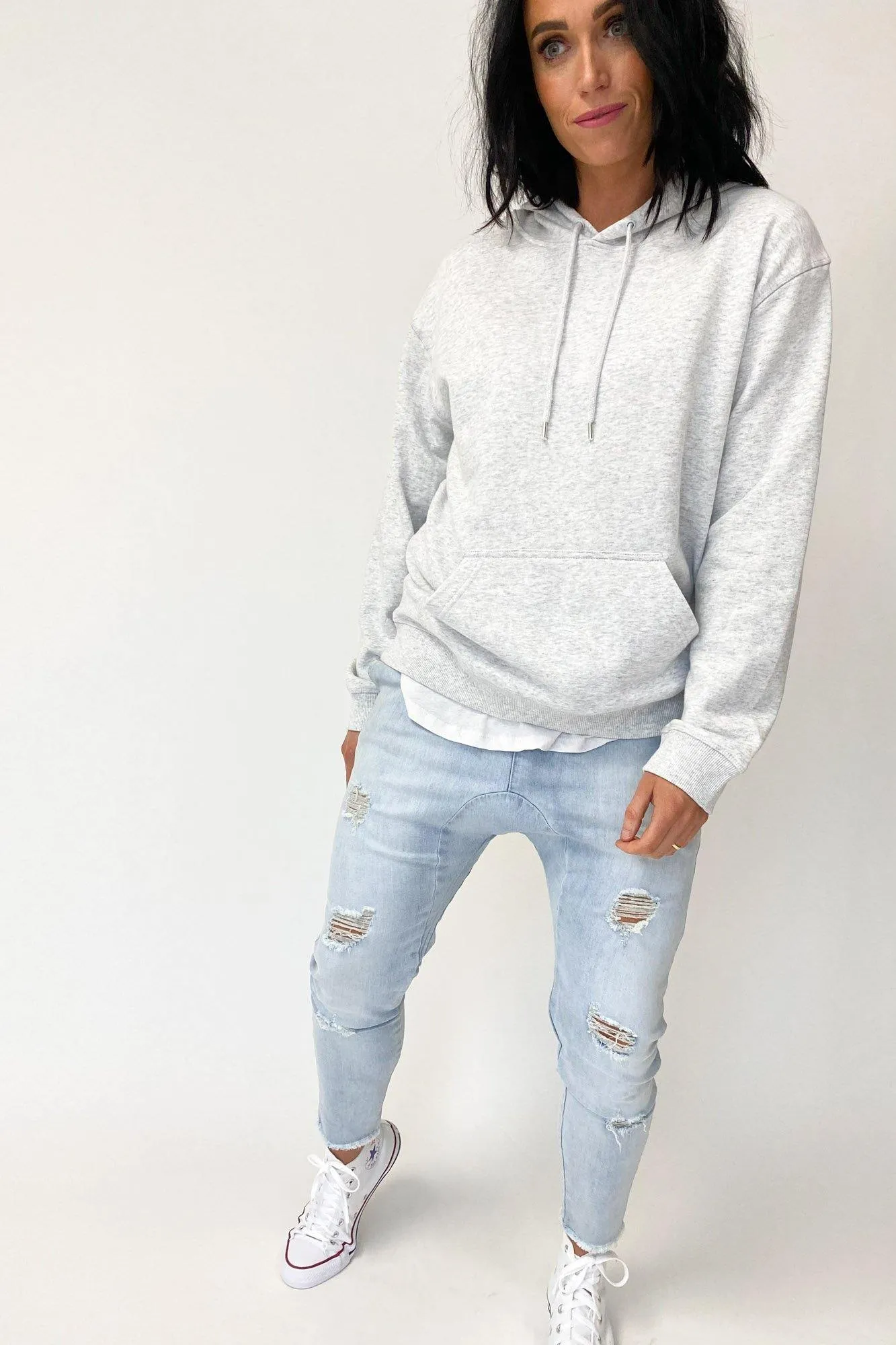 AS Colour Premium Hood Blanc Marbré