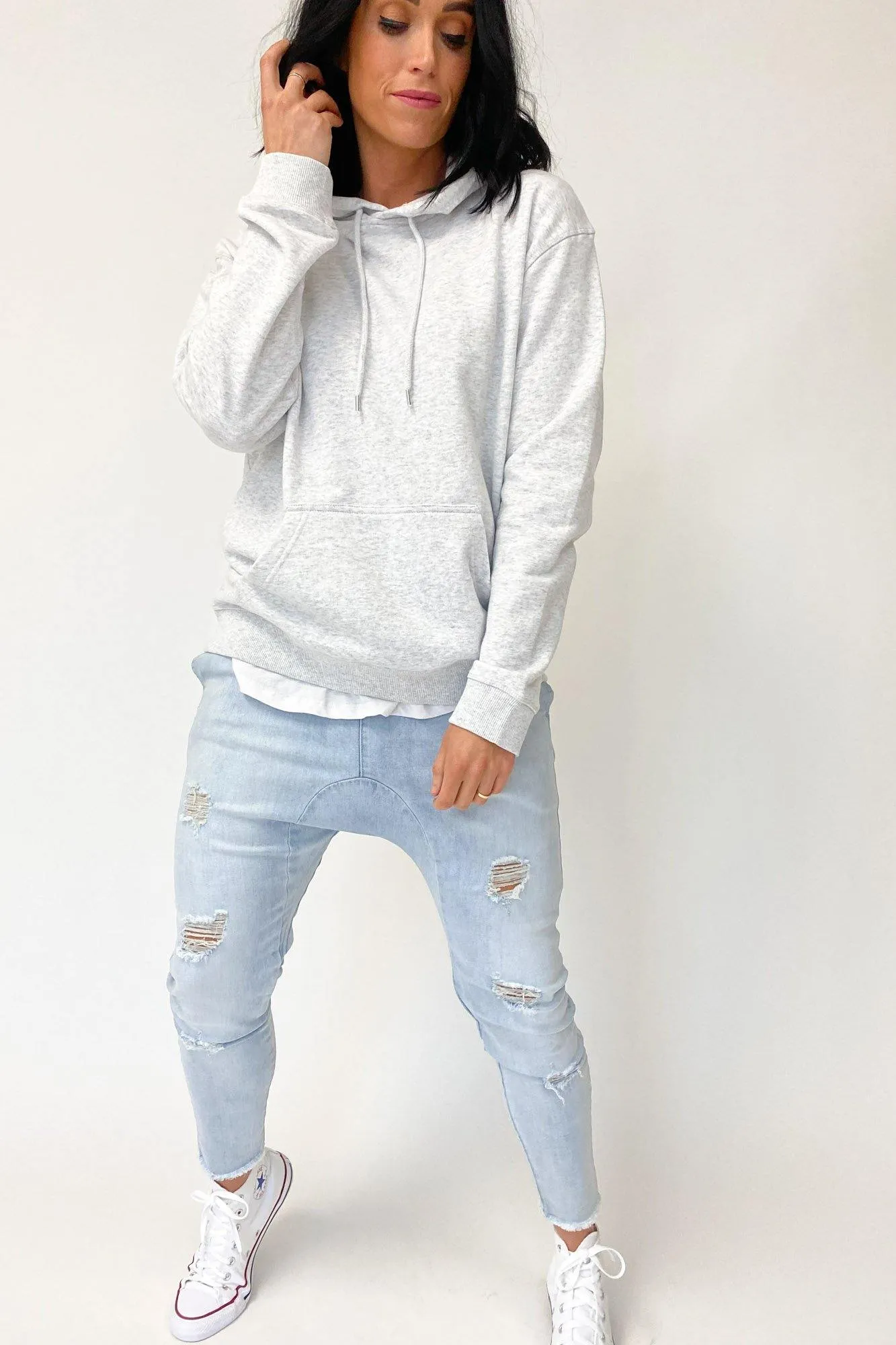 AS Colour Premium Hood Blanc Marbré