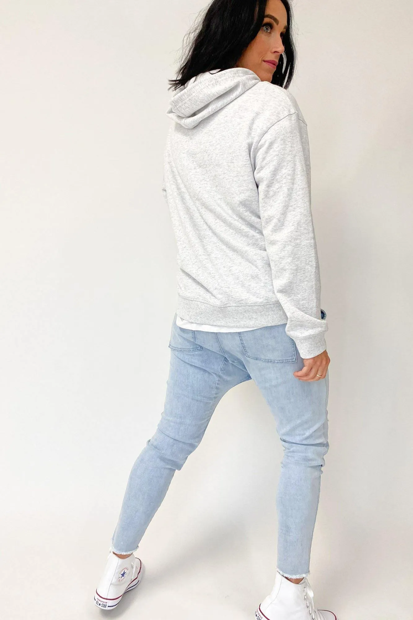 AS Colour Premium Hood Blanc Marbré