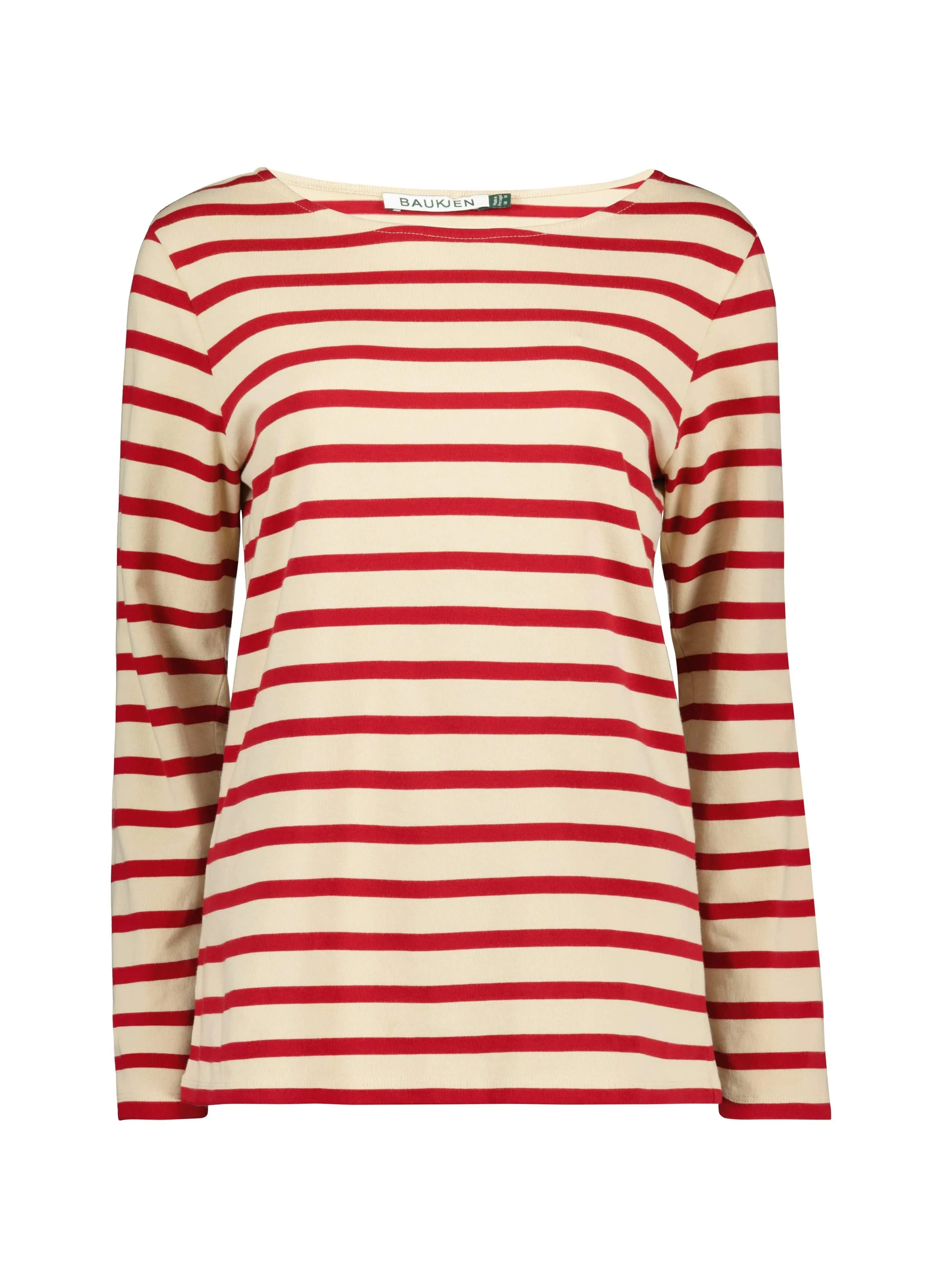 Ashley Haut en Coton Bio | Rayure Rouge