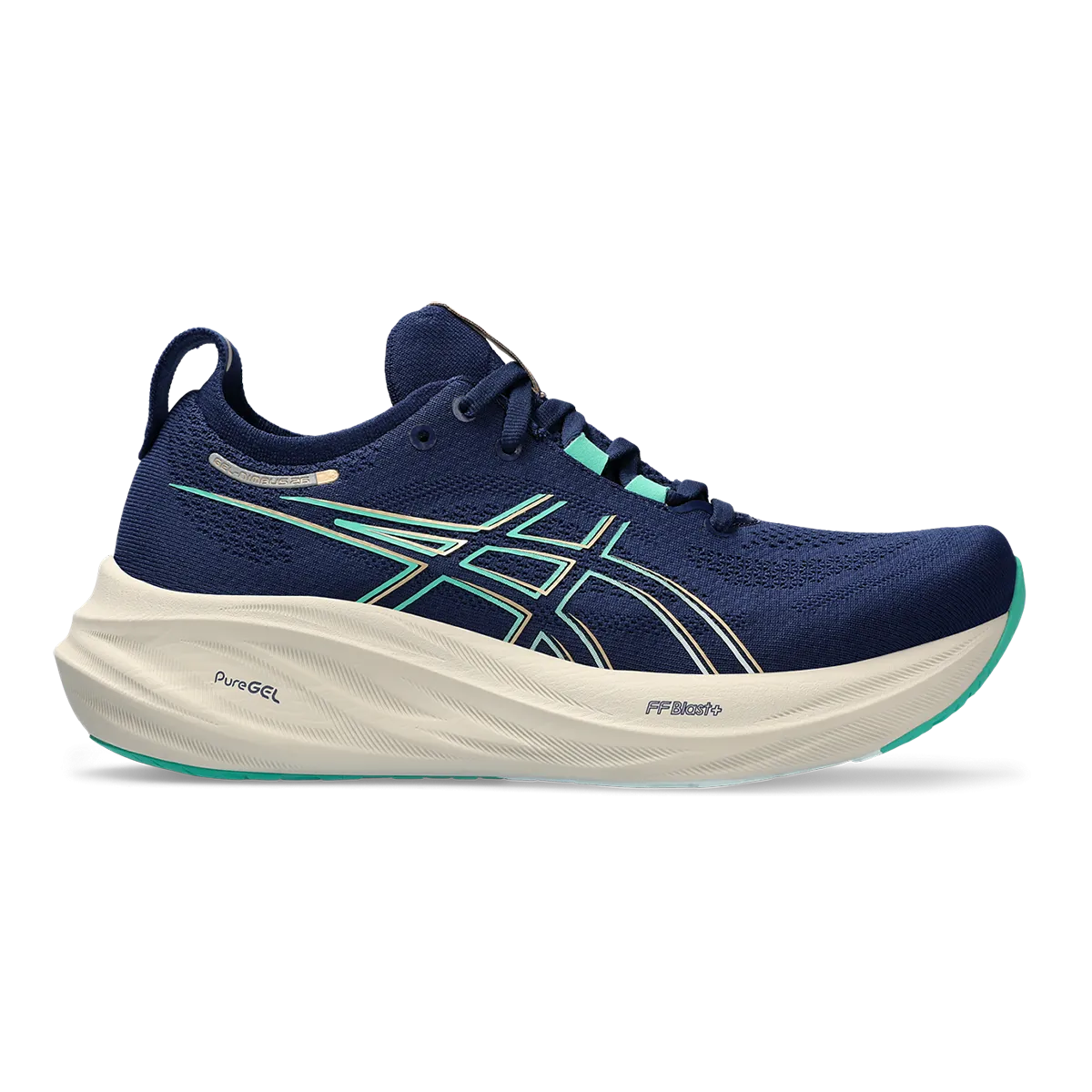 Asics Gel Nimbus 26 - Étendue Bleue - Aurore Verte