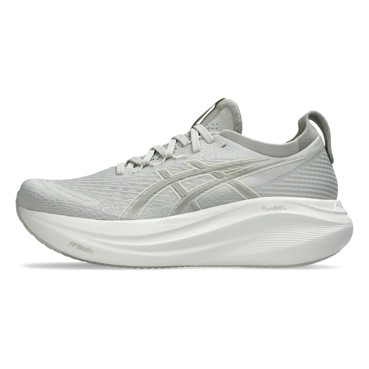 Asics Gel Nimbus 27 Gris Lac - Sauge Blanche