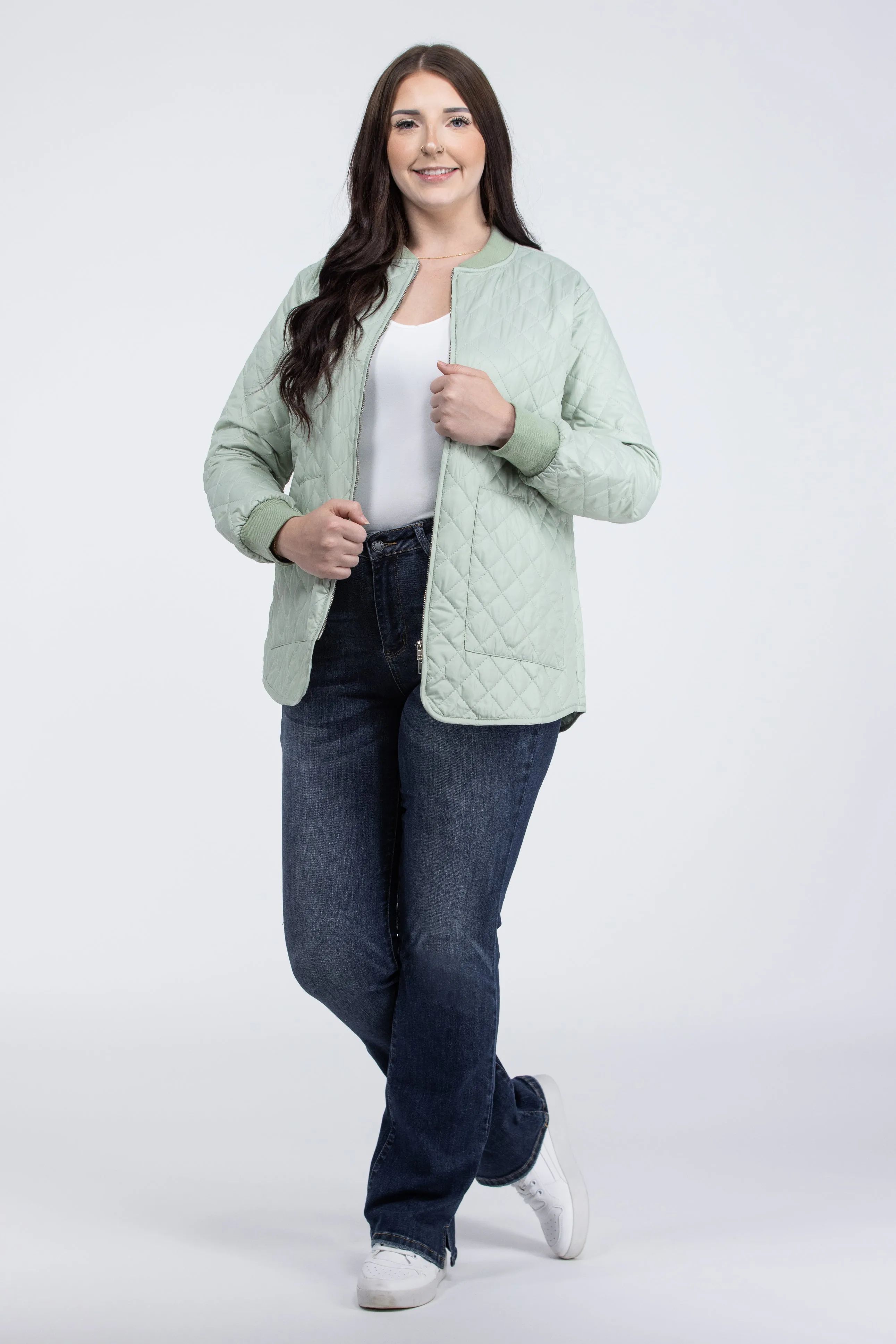 Veste bomber matelassée pour femme Aspire to Inspire