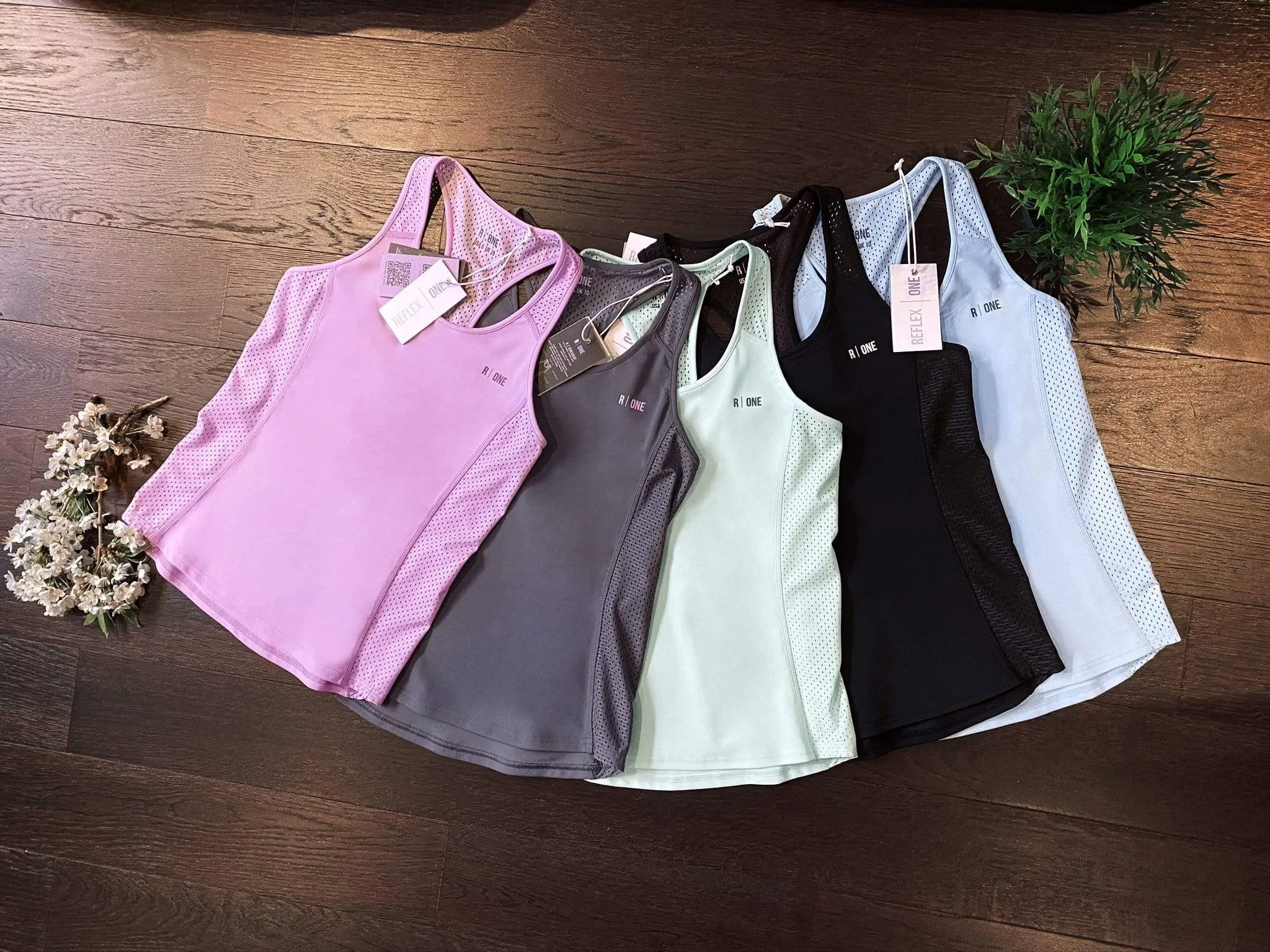Gilet de sport en matière recyclée B-Confident | Jade brumeux