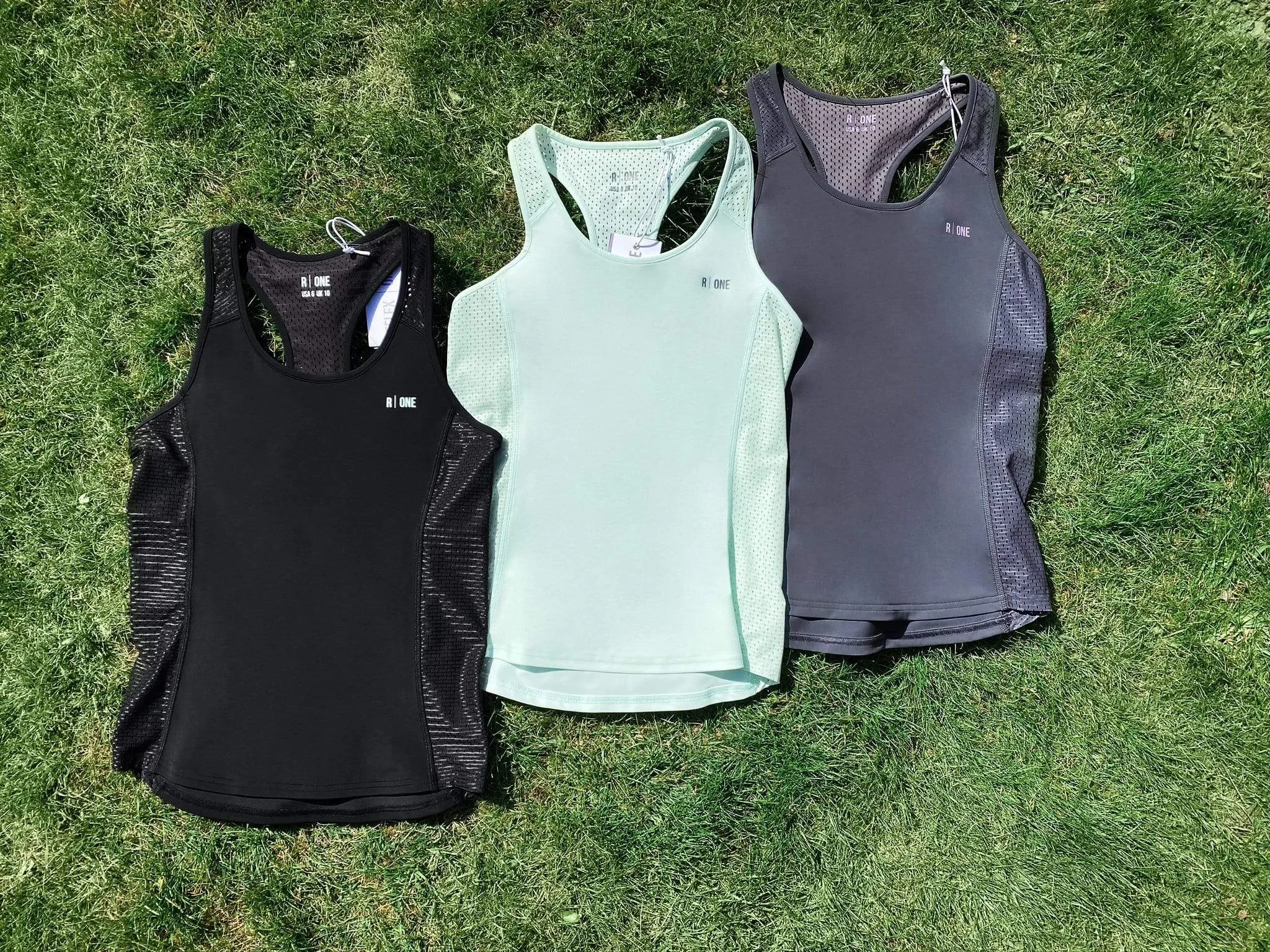 Gilet de sport en matière recyclée B-Confident | Jade brumeux