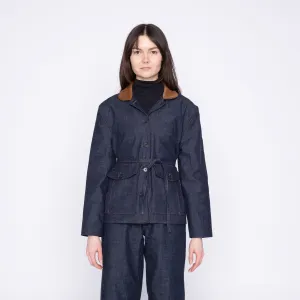 Veste Balmoral - Slub Nep Lavé - Indigo