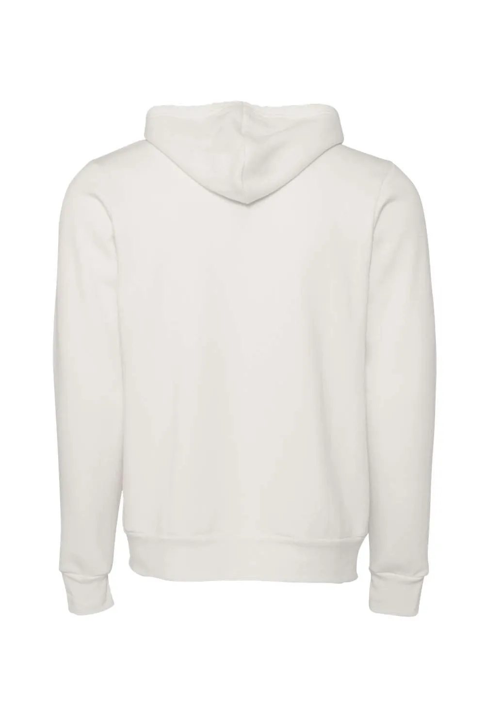 Bella   Canvas Sweat à capuche en polaire pour homme avec fermeture éclair complète et poches - Blanc vintage
