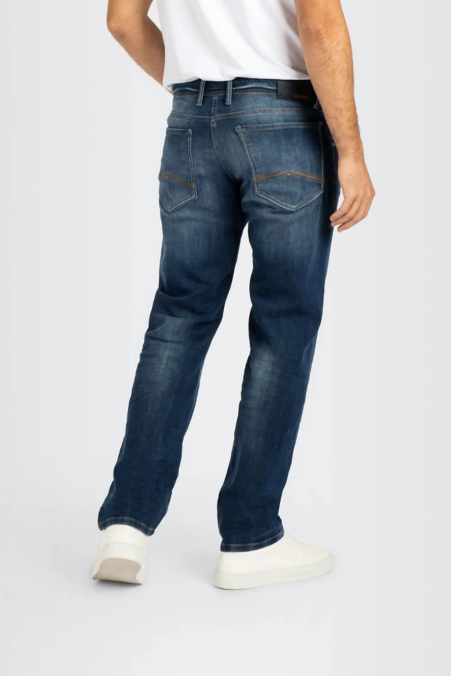 Ben Selected Jean en Coton de Noix de Coco en Bleu Foncé