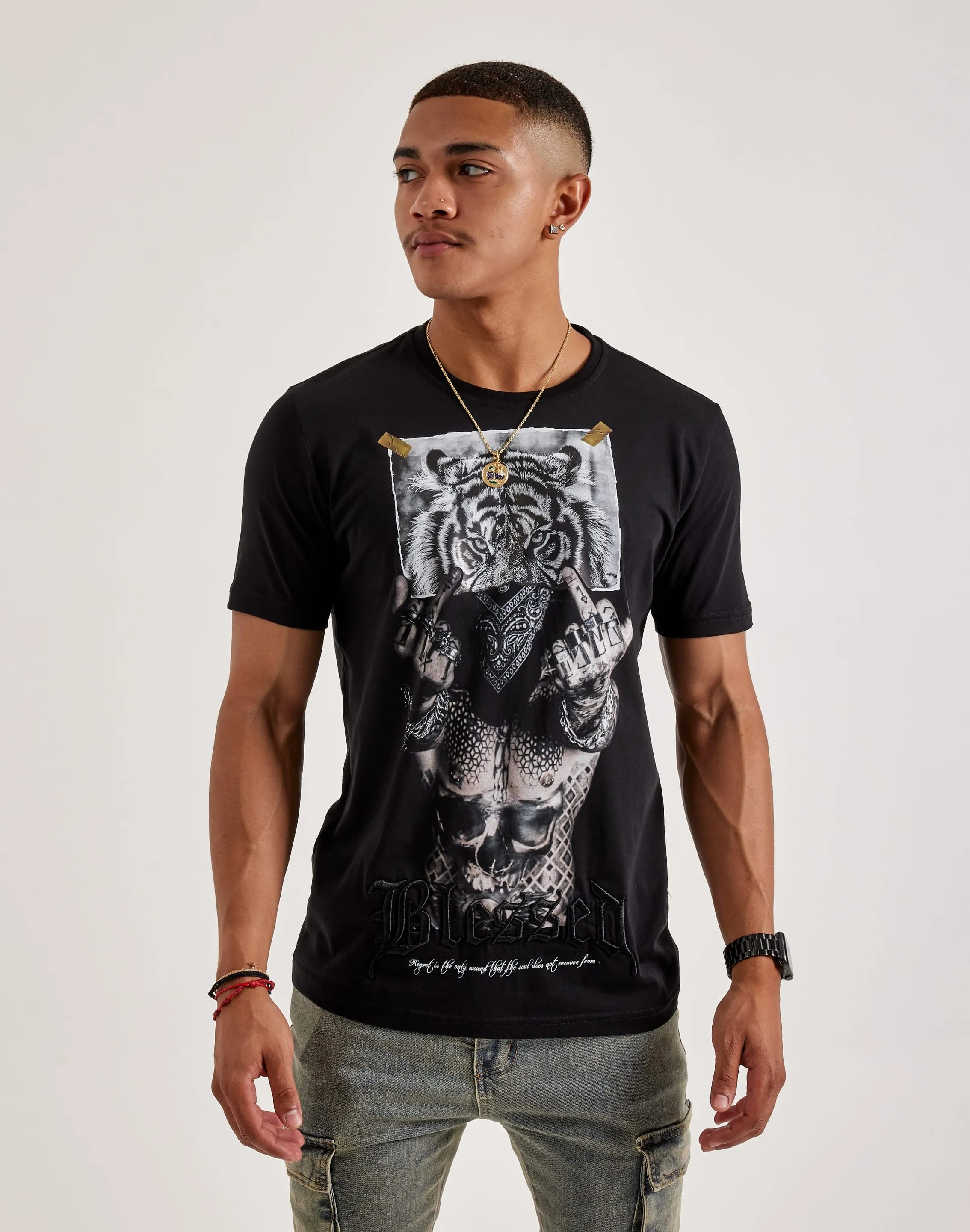 Blessed UK Le Regret Est La Seule Blessure Tee
