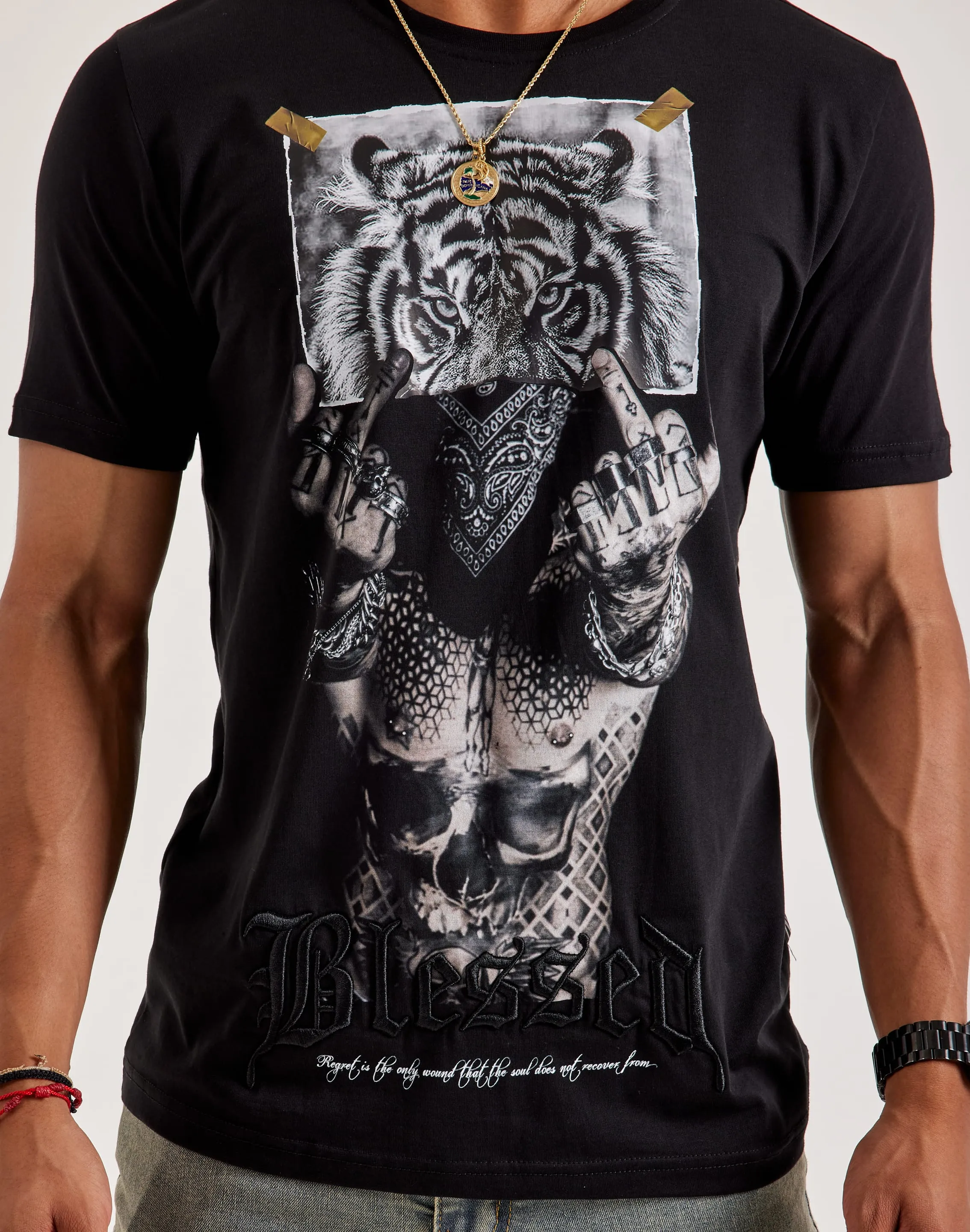 Blessed UK Le Regret Est La Seule Blessure Tee