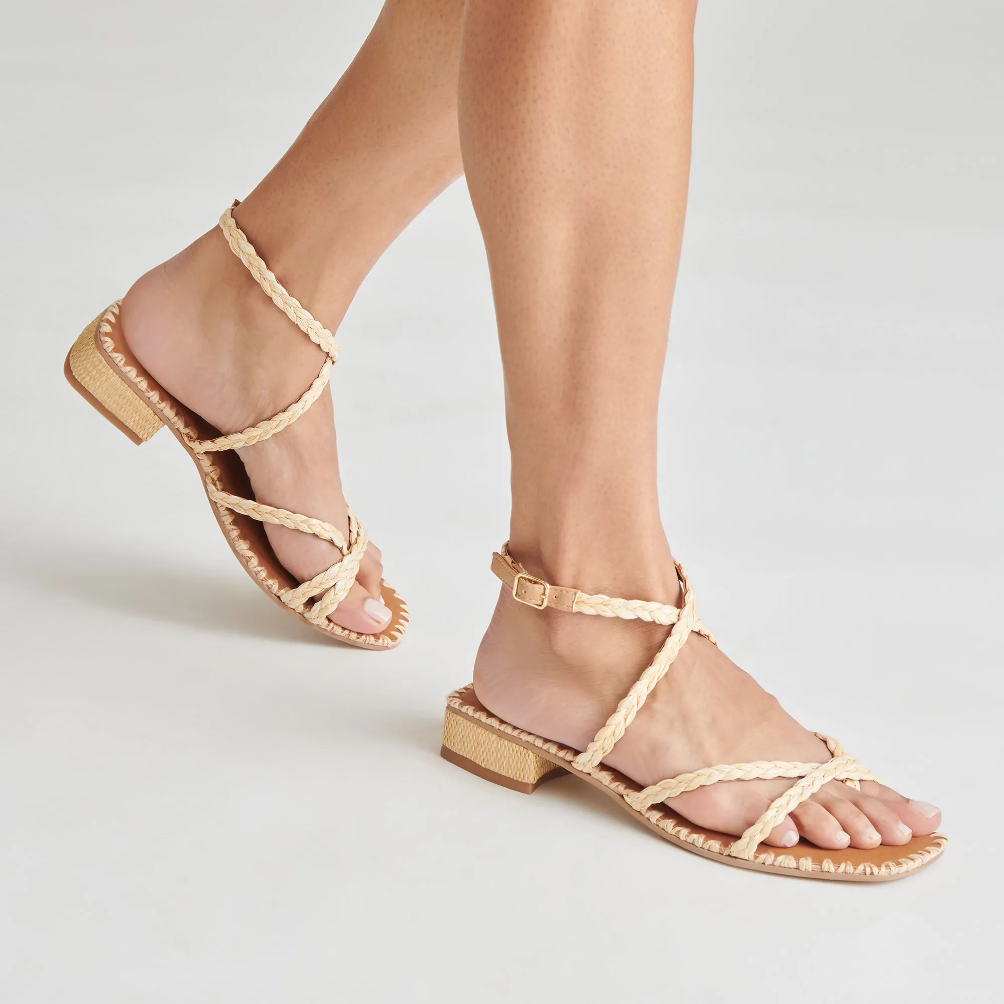 BRINN SANDALES LT RAFFIA NATUREL
