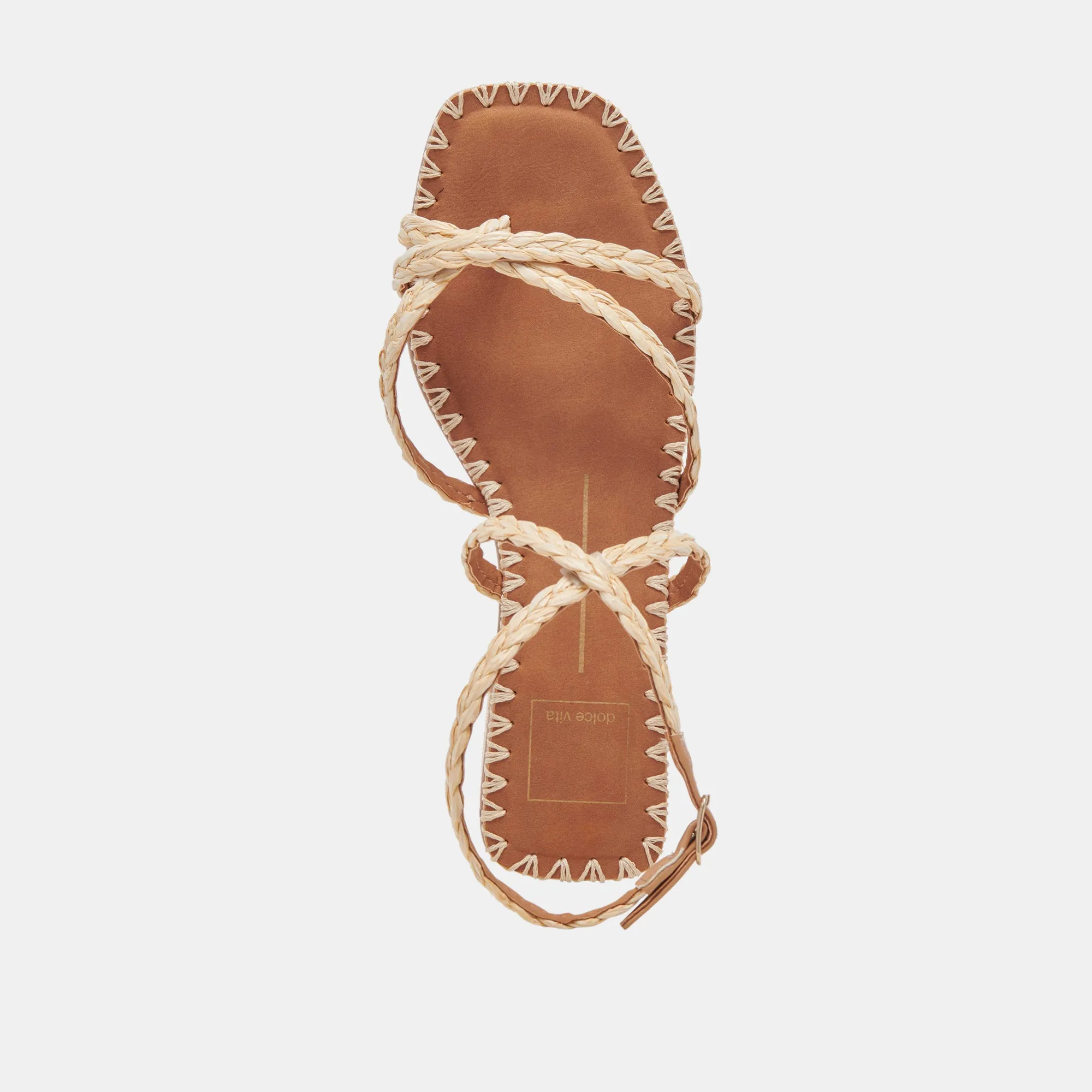 BRINN SANDALES LT RAFFIA NATUREL