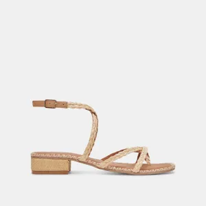 BRINN SANDALES LT RAFFIA NATUREL