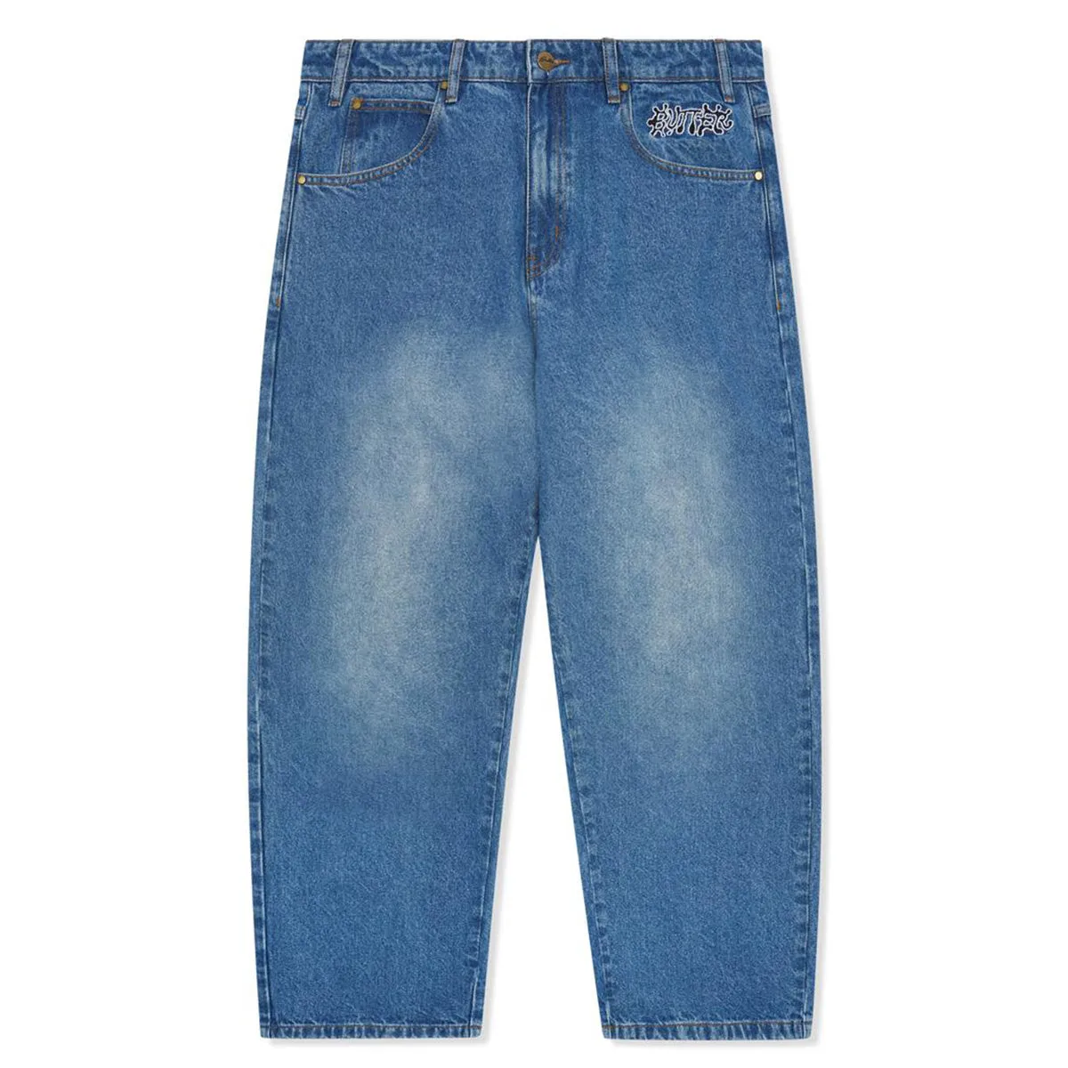 Butter Goods - Jeans Denim Encre Bleu Usé Butter Goods