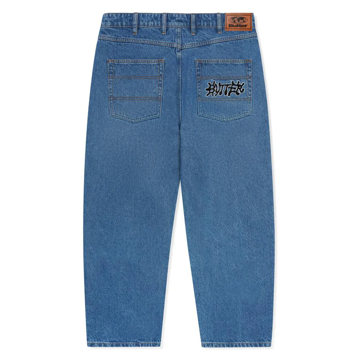 Butter Goods - Jeans Denim Encre Bleu Usé Butter Goods