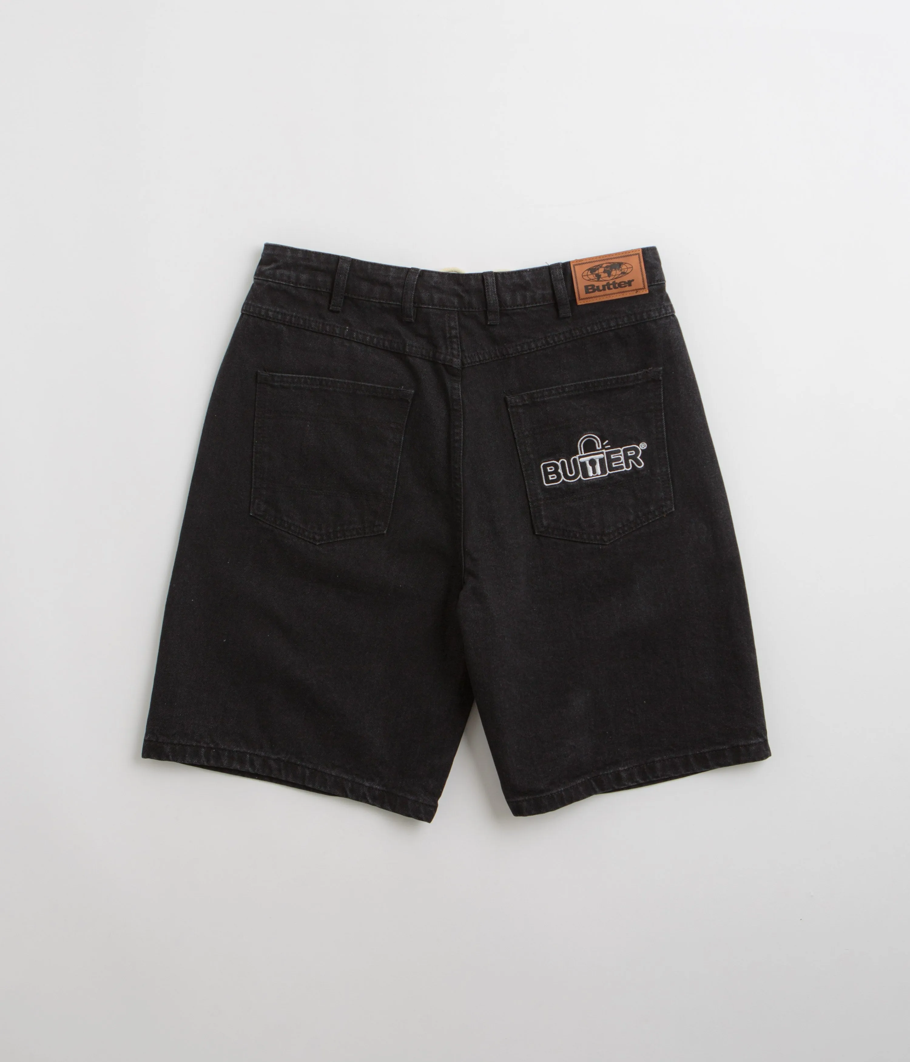 Butter Goods Shorts en Jean Lock - Noir Uni Butter Goods