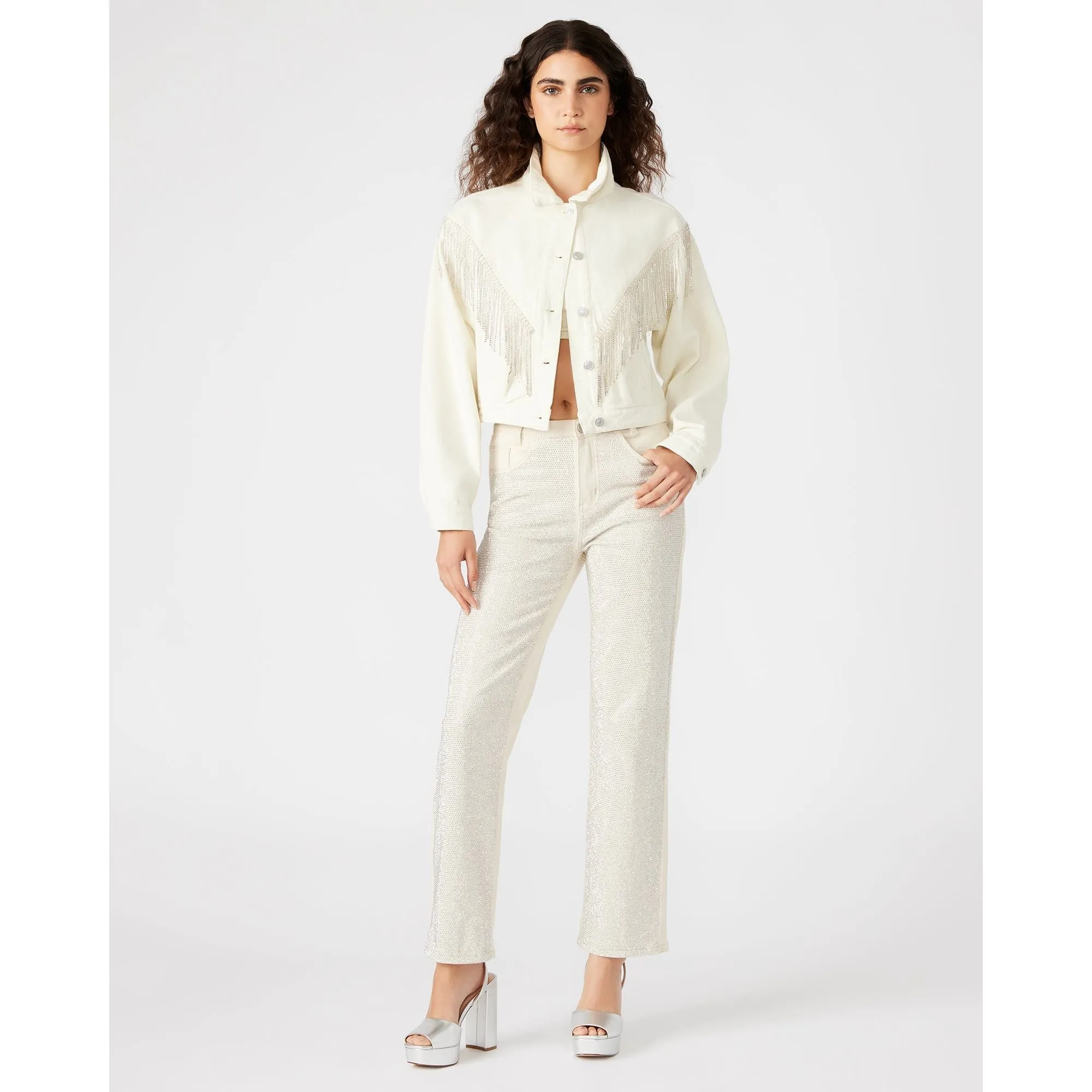 Veste en jean Canyon crème