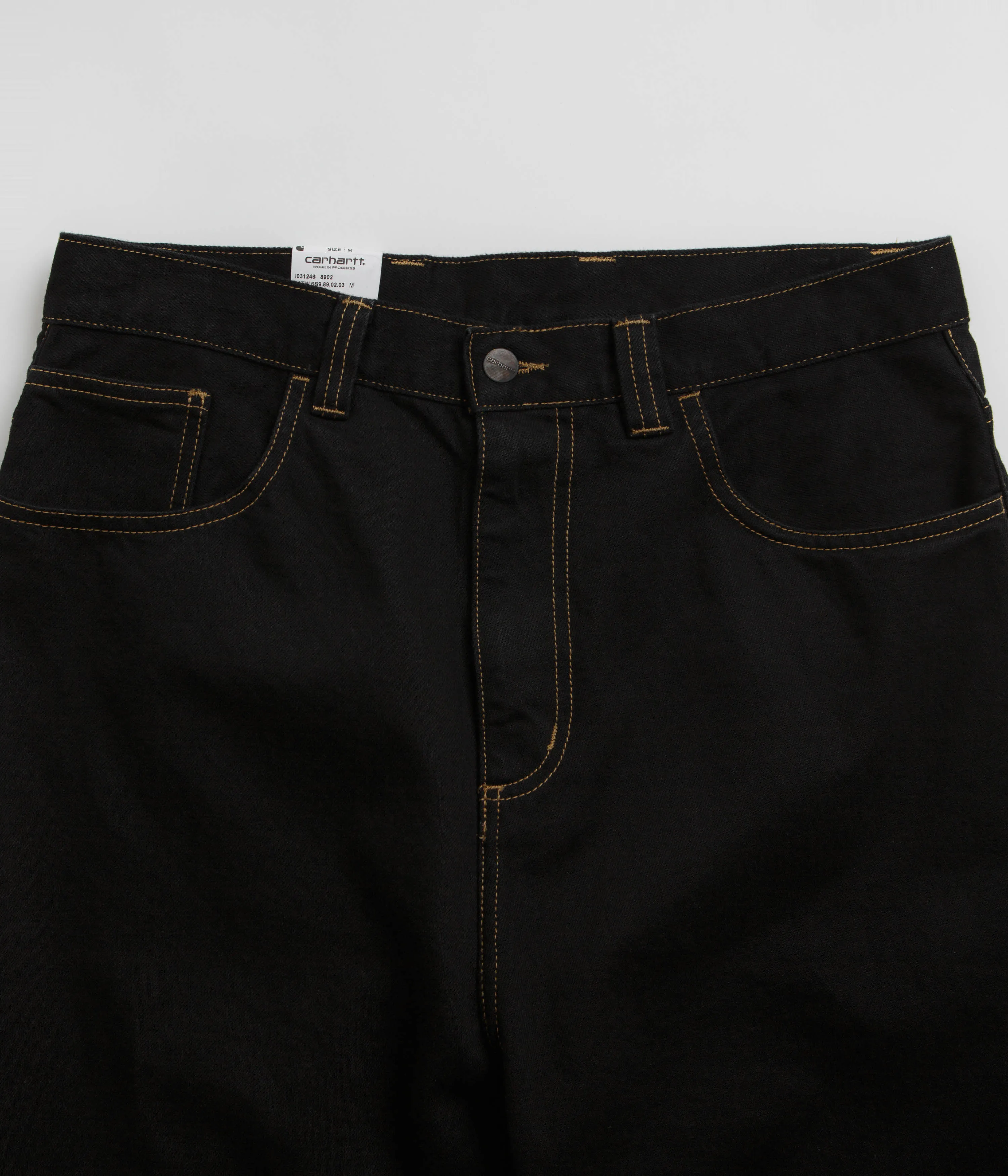 Pantalon en denim Carhartt Brandon - Noir lavé Carhartt