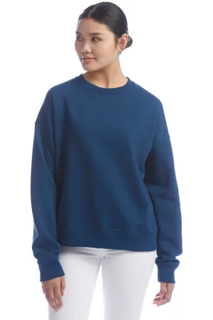 Sweat-shirt à capuche Champion PowerBlend pour femmes - Bleu nuit