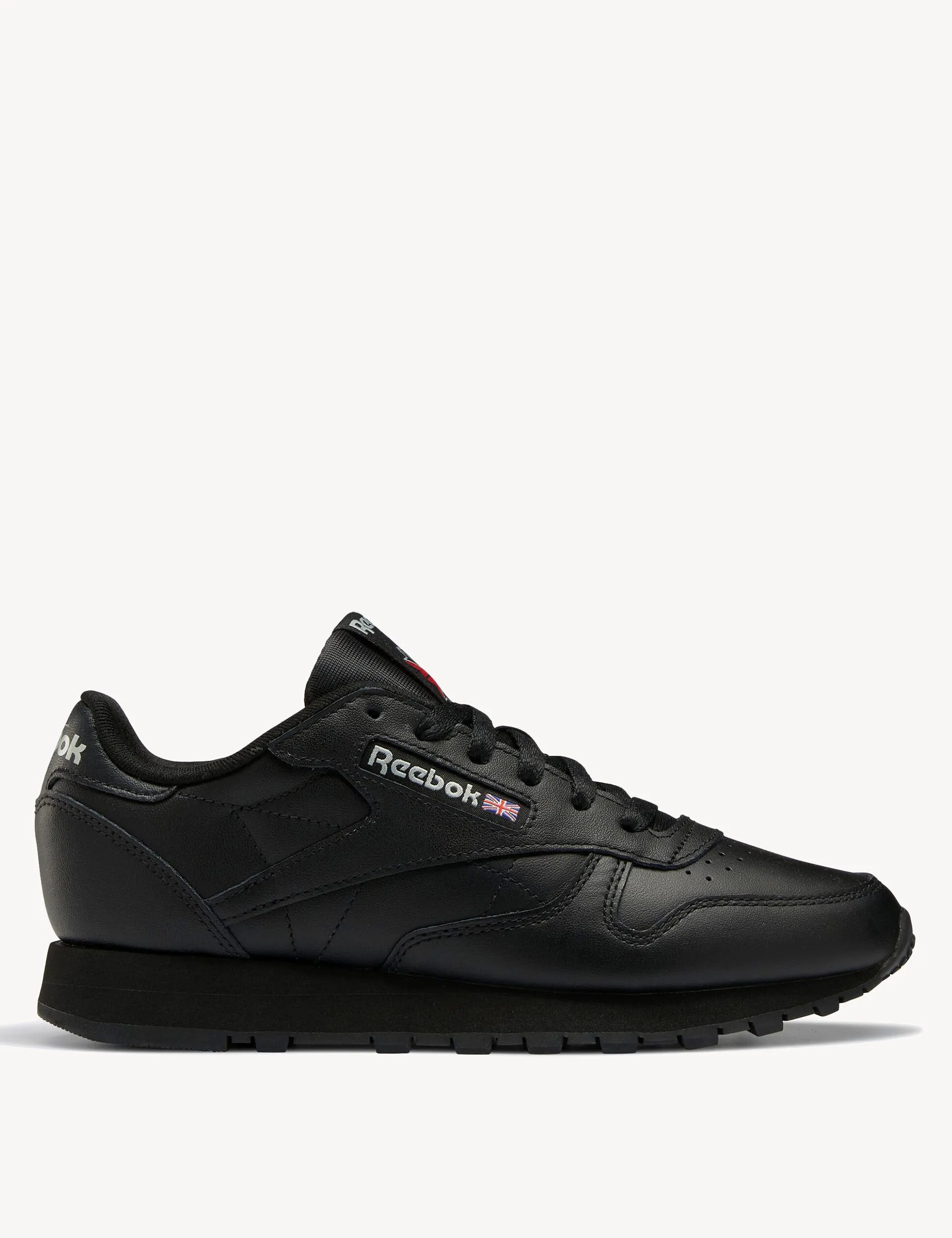 Chaussures en cuir classique - Noir de base/Gris pur 5