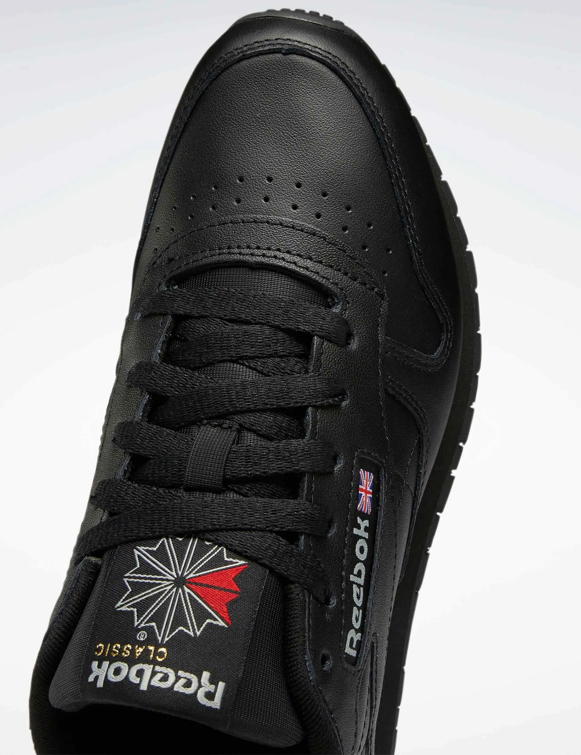 Chaussures en cuir classique - Noir de base/Gris pur 5