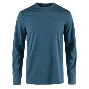 Vêtements Fjallraventees Hommes Fjallraven Abisko Randonnée d'une journée manches longues Bleu Indigo