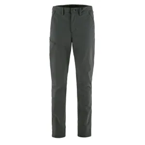 Pantalons Fjallraven Homme Fjallraven Abisko Trail Stretch Pantalon Court Gris Foncé