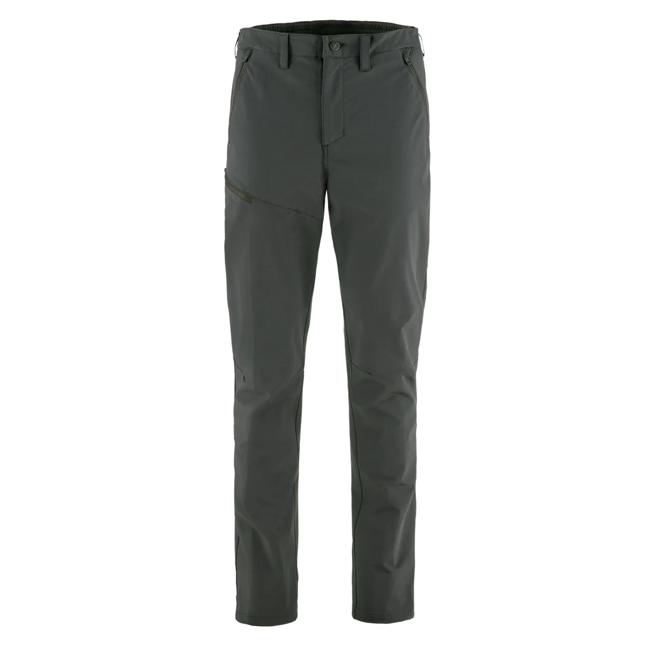 Pantalons Fjallraven Homme Fjallraven Abisko Trail Stretch Pantalon Court Gris Foncé