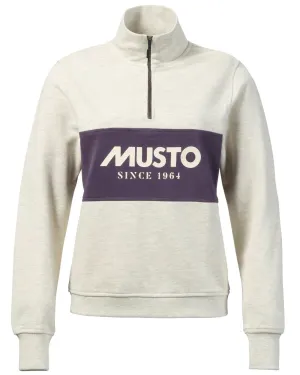 Vêtements Musto Musto Sweat à mi-zippé classique pour femmes