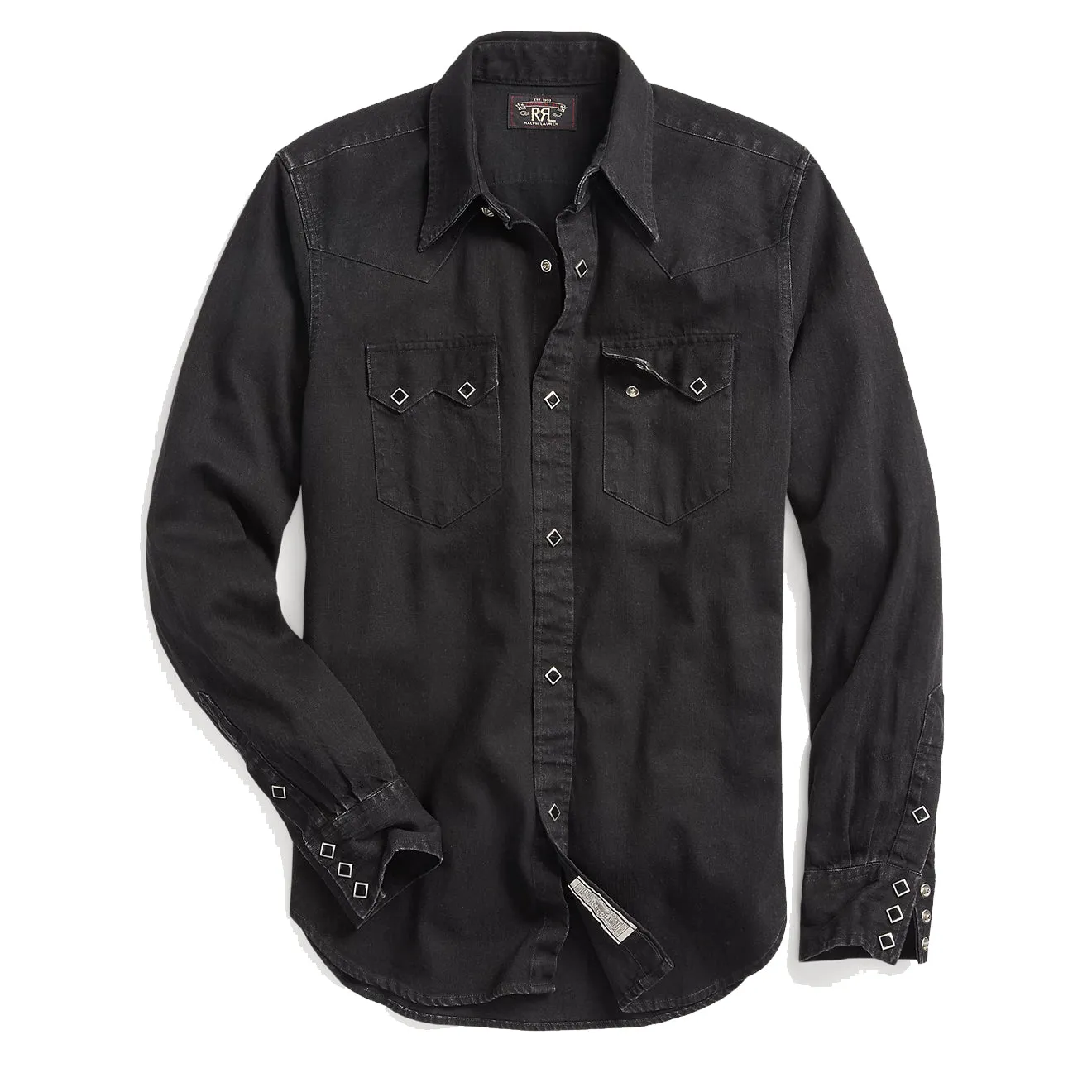 Vêtement RRL par Ralph Lauren Homme RRL par Ralph Lauren Chemise Western en Denim Slim Fit Noir