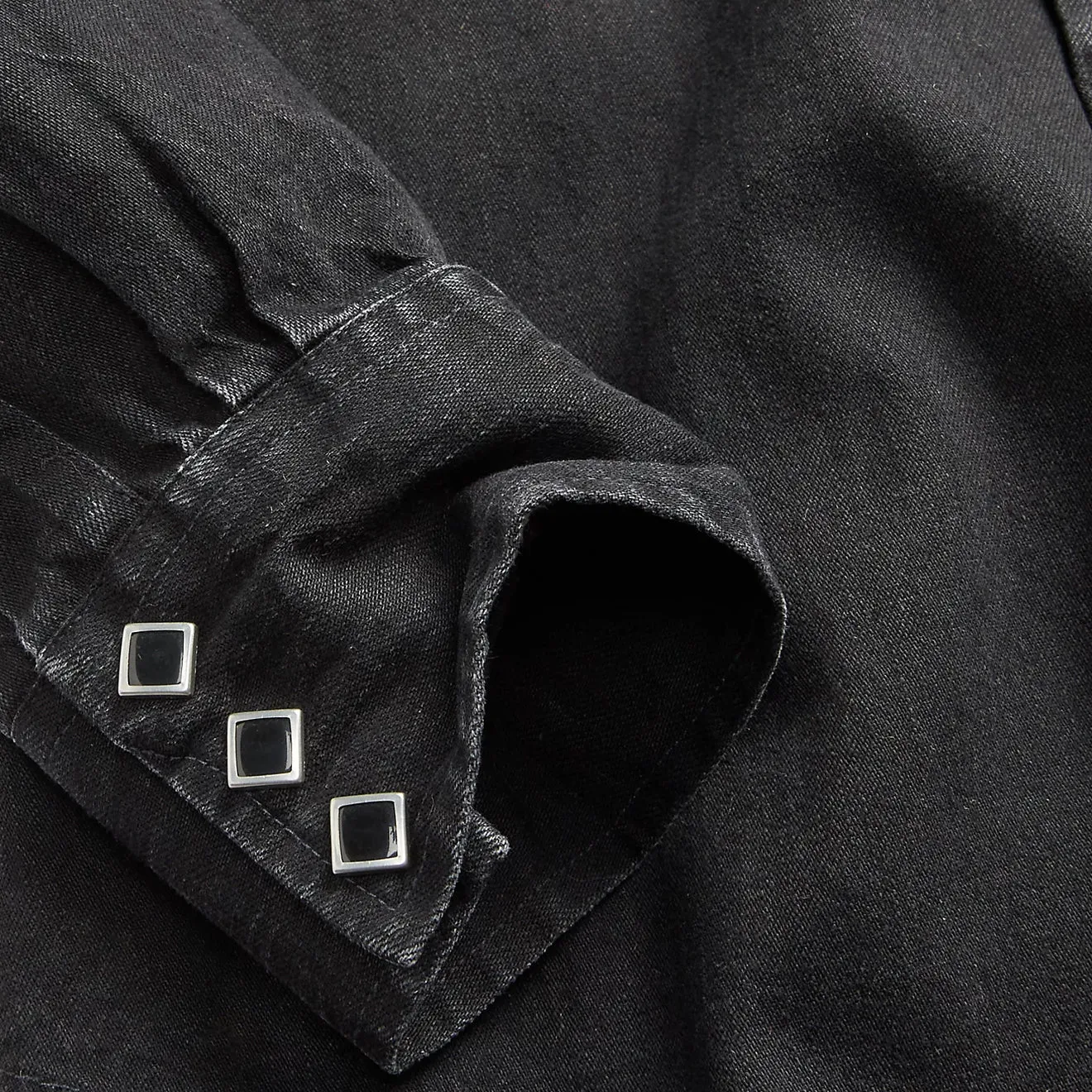 Vêtement RRL par Ralph Lauren Homme RRL par Ralph Lauren Chemise Western en Denim Slim Fit Noir