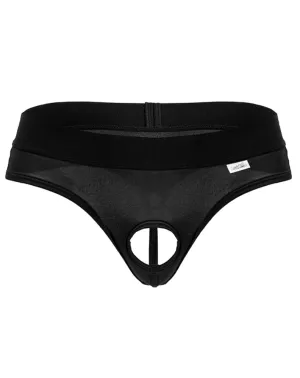 Sous-vêtements pour hommes Candyman 99781 Strings Protuder Noir