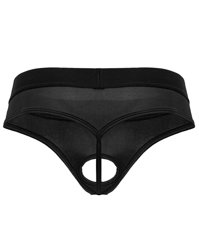Sous-vêtements pour hommes Candyman 99781 Strings Protuder Noir