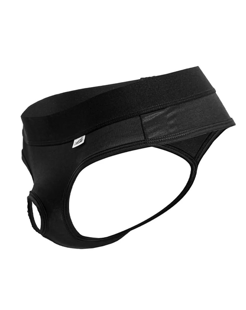 Sous-vêtements pour hommes Candyman 99781 Strings Protuder Noir